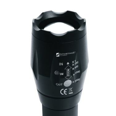 Logotrade profilprodukter bild: Ficklampa DELGADA Schwarzwolf