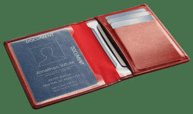Logotrade presentreklam bild: Dokumentplånbok 889067