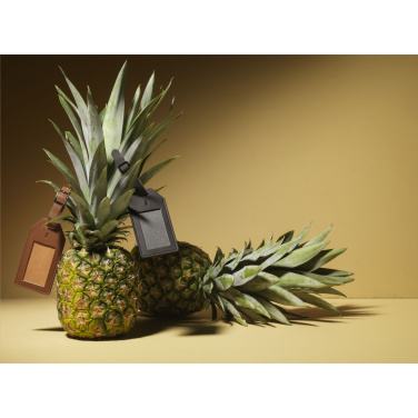 Logotrade profilreklam bild: Vegansk ananas läder bagagelapp