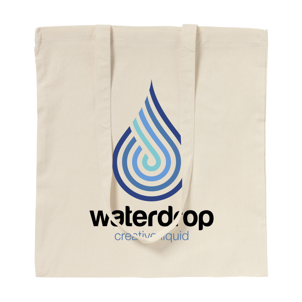Logotrade kampanjprodukter bild: ShoppyBag (135g/m²) bomullspåse med långa handtag
