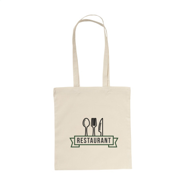 Logotrade kampanjprodukter bild: ShoppyBag (135g/m²) bomullspåse med långa handtag