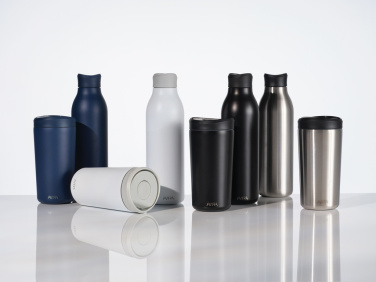 Logotrade reklamprodukter bild: Avira Alix RCS re-steel klickmugg 400ML