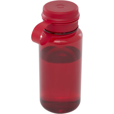 Logotrade reklamprodukter bild: Ryder 900 ml RCS-certifierad RPET-sportflaska med multifunktionslock