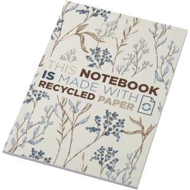 Logotrade kampanjprodukter bild: Novella Austen A5 anteckningsbok med återvunnet mjukt omslag, 50 ark