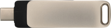 Logotrade reklamprodukter bild: Metall-USB-minne