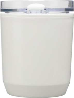 Logotrade profilreklam bild: Hudson 180 ml dricksglas med dubbelvägg av återvunnen plast