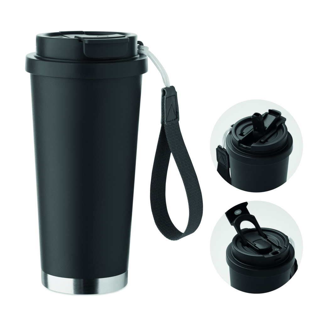 Logotrade profilprodukter bild: Mugg med dubbelvägg 500 ml