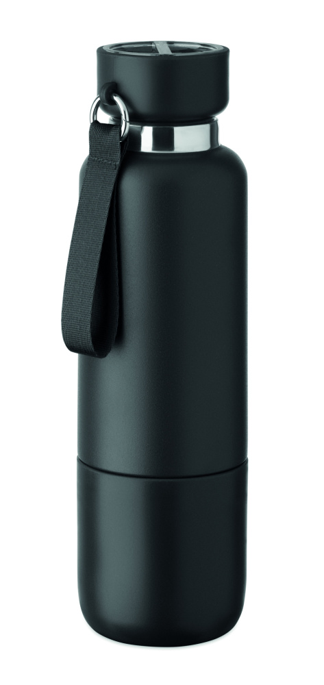 Logotrade profilreklam bild: Dubbelväggig flaska 500 ml