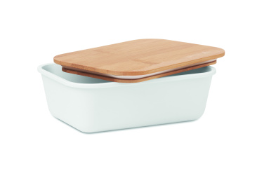 Logotrade reklamprodukter bild: Lunchlåda med bambulock