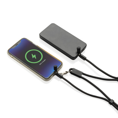 Logotrade profilprodukter bild: LoopAmp RCS RPET justerbar telefonkabel med 60 W kabel