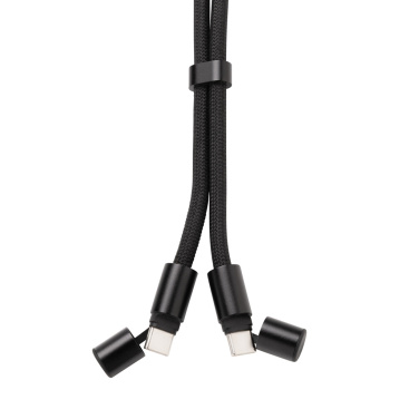 Logotrade kampanjprodukter bild: LoopAmp RCS RPET justerbar telefonkabel med 60 W kabel