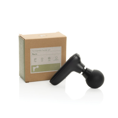 Logotrade reklamprodukter bild: Revix RCS massagepistol av återvunnen plast