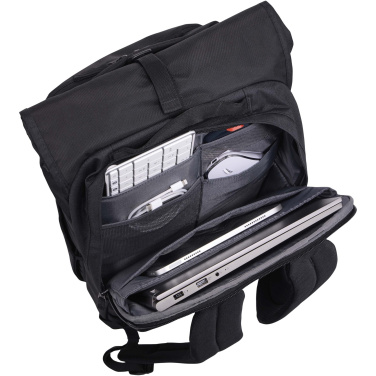 Logotrade reklamprodukter bild: Case Logic Variate 17 tums expanderbar laptopväska med rullöppning av återvunnet material