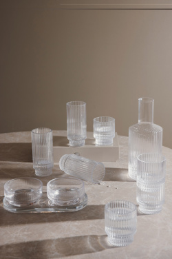 Logotrade reklamprodukter bild: VINGA York tumbler glas, 4-pack