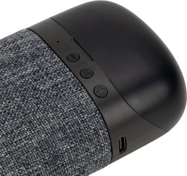 Logotrade profilprodukter bild: Bluetooth-högtalare HF01 med inbyggda hörlurar 2 i 1